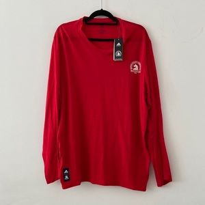Men’s Adidas 2020 Boston Marathon Wool Blend Long Sleeve Shirt Size XXL